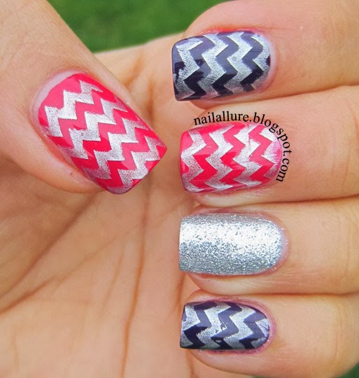 My Nail Files Chevron Nails GOT Polish Challenge