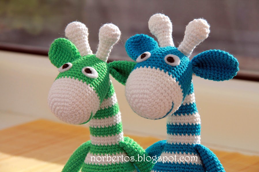 Crochet striped giraffe Crochet striped giraffe