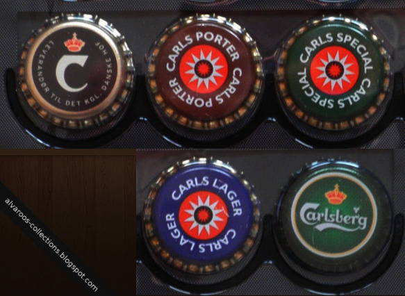 Beer caps collection: Carlsberg / Carls Porter, Special, Lager Beer caps collection: Carlsberg / Carls Porter, Special, Lager