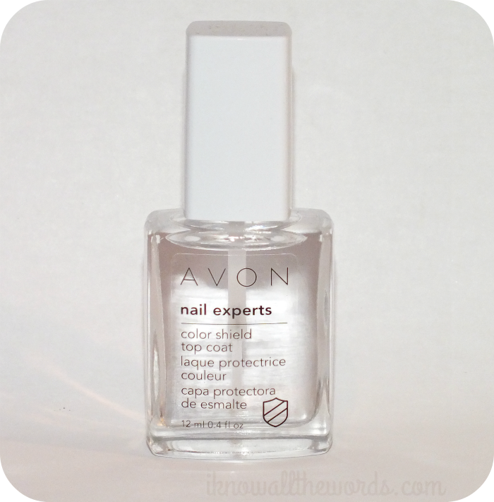 avon brushed metals nail enamel & nail experts colour shield top coat