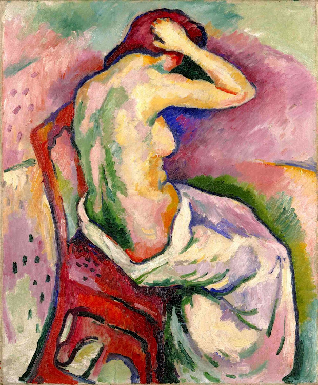 Georges Braque Mujer desnuda peinándose