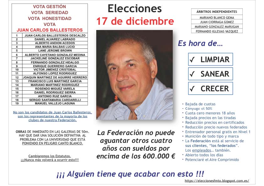 Candidatura Juan Carlos Ballesteros