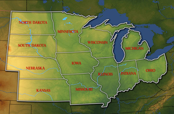 (The Midwestern states.)﻿. Ask Any Midwestern Miner