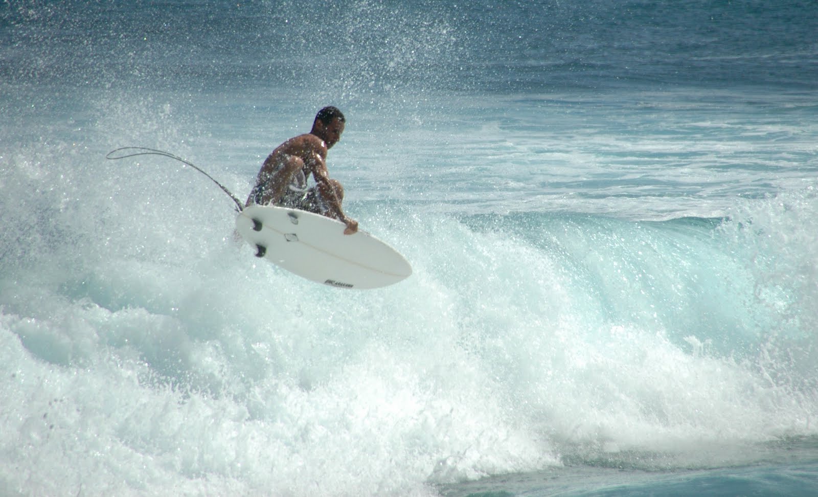 surfing without a wetsuit