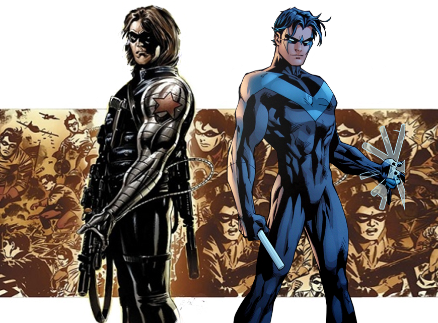 Winter Soldier And Nightwing Winter Soldier And Nightwing