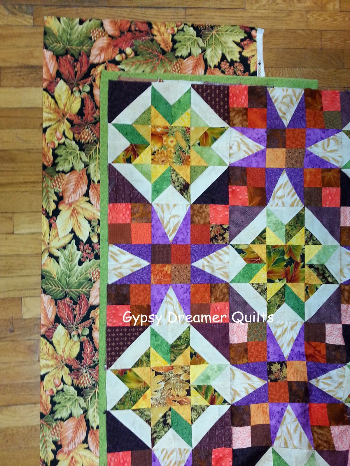 Gypsy Dreamer Quilts 2015 Maple Leaf Quilt Guild Opportunity Quilt is