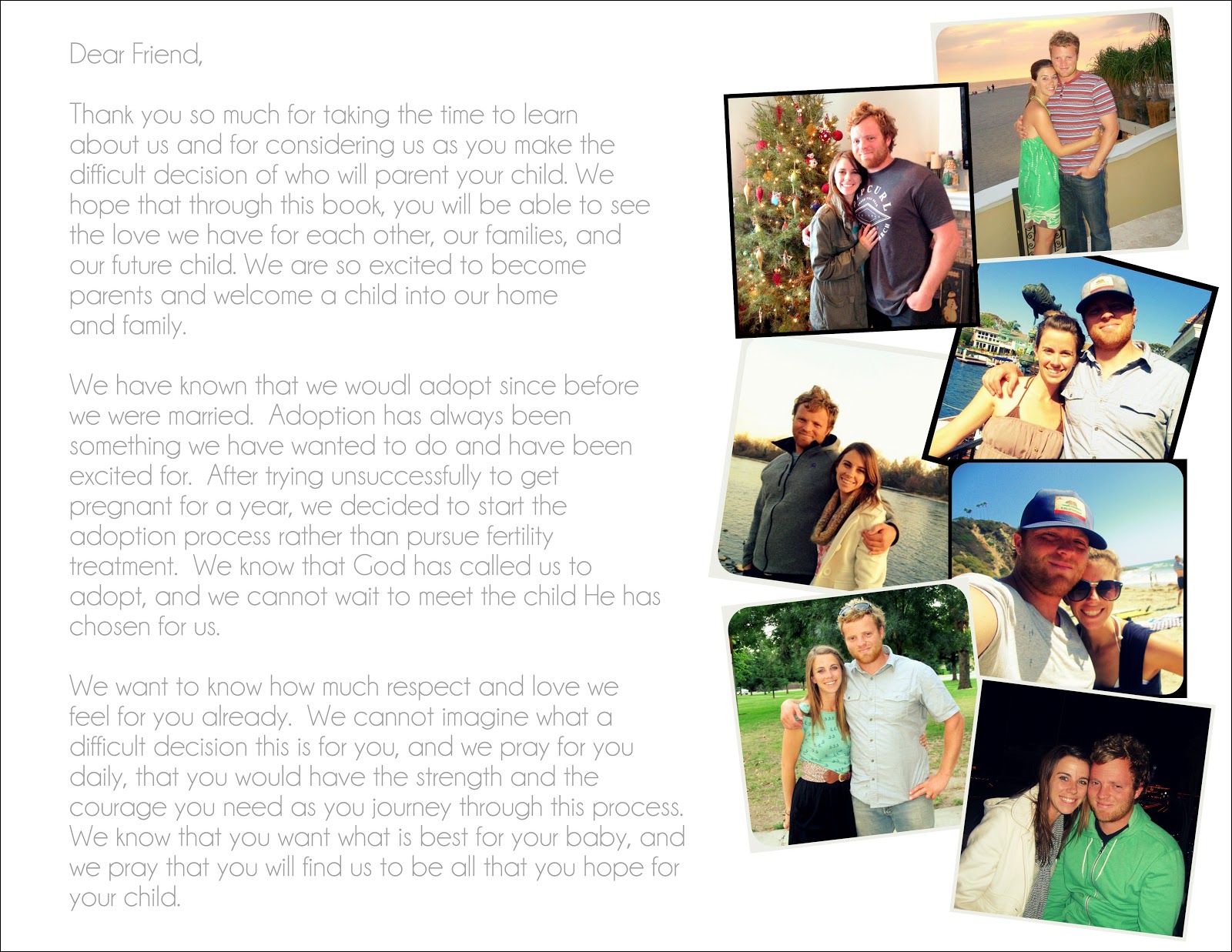 Finding Sunday Our Adoption Profile Book