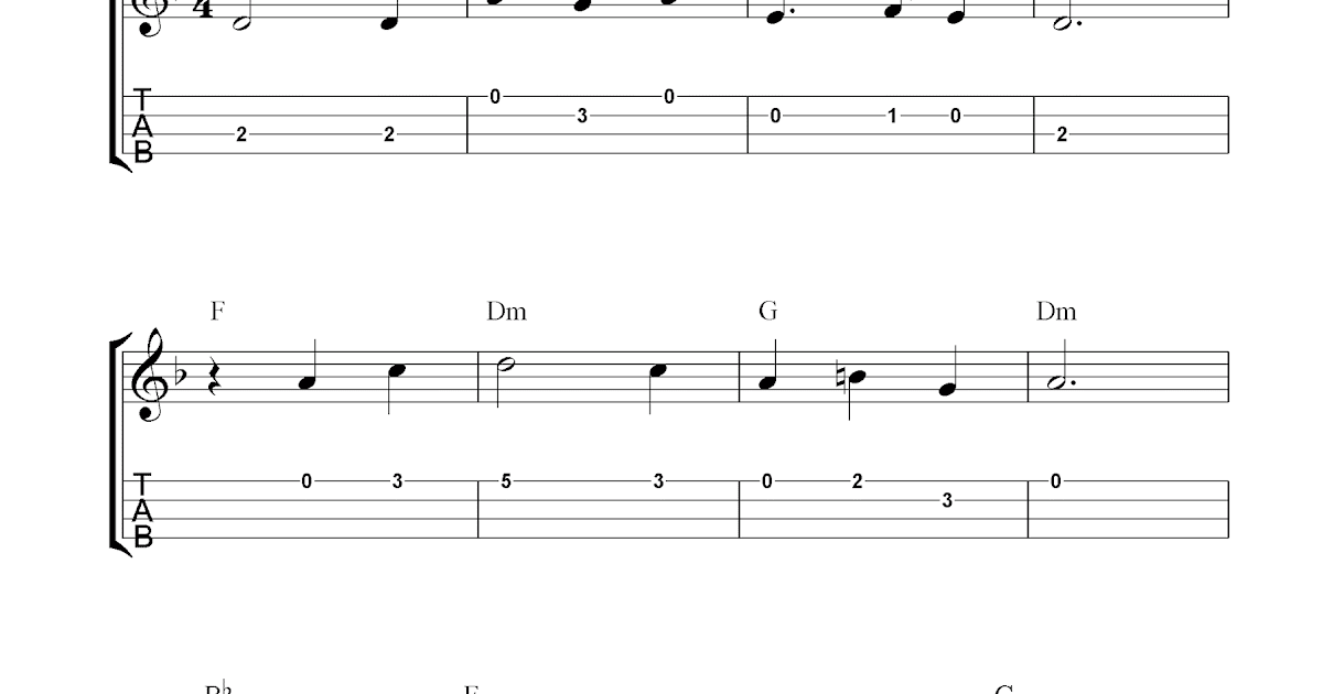 Scarborough Fair, free ukulele tablature sheet music