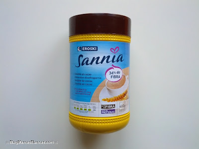 Cacao soluble light con fibra Eroski Sannia (Blog Marcas Blancas)
