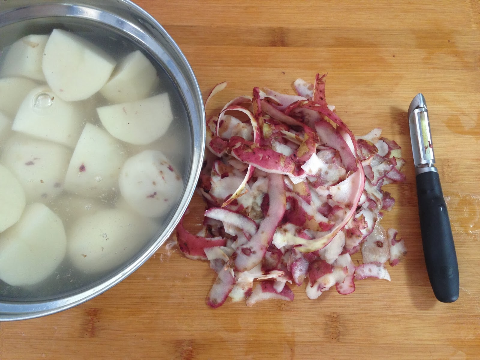 Cooking with SAHD Jacques Pepin's Potato Ragout