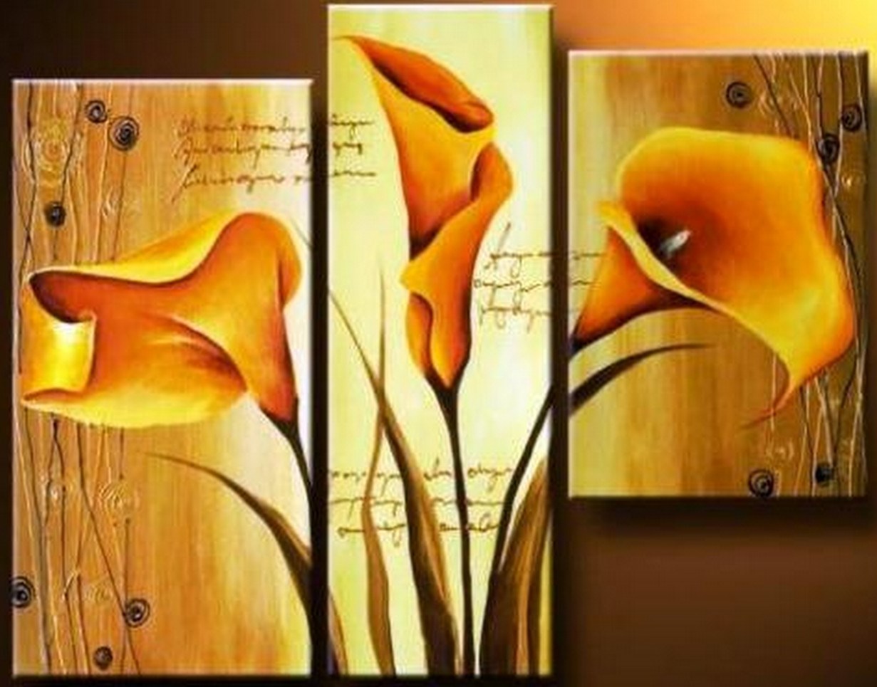 Cuadros Modernos Pinturas y Dibujos : Pinturas de flores