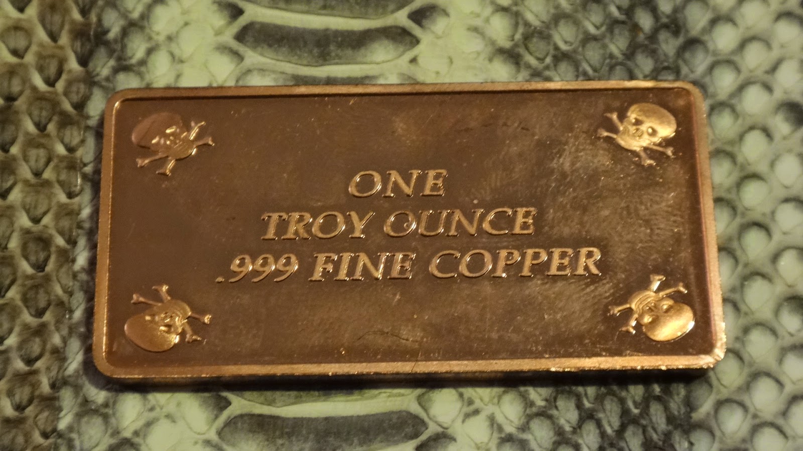 Base Metals Bullion Various Copper Bullion Art Bars 1oz, 10 gram and 5