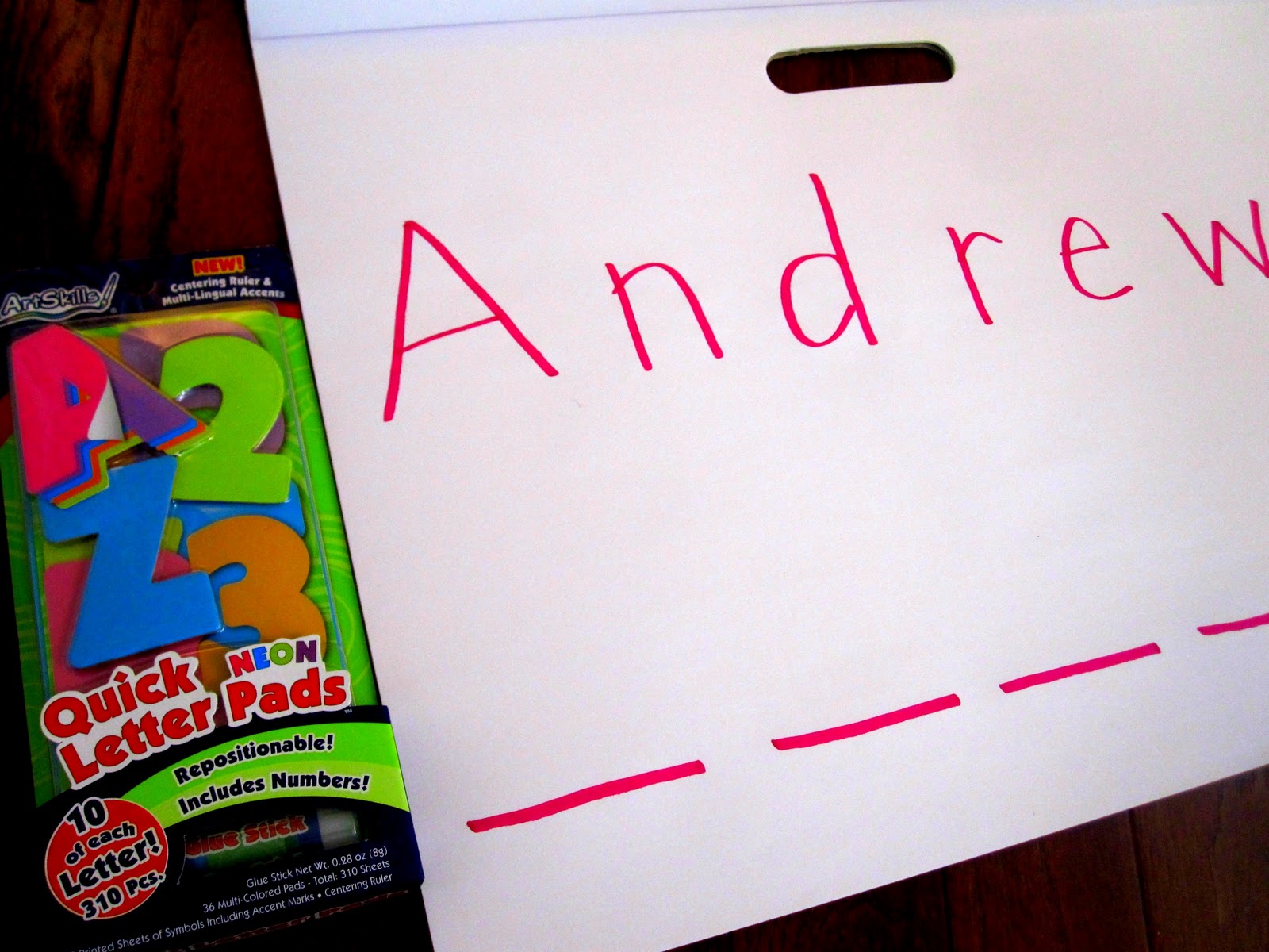 Toddler Approved! Letter Pad Name Spelling