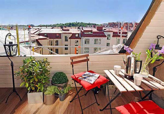 Casa de diseño de interiores: ideas de decoración apartamento ... Decorar diseño Balcón