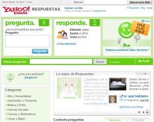 Preguntas y respuestas yahoo Preguntas y respuestas yahoo