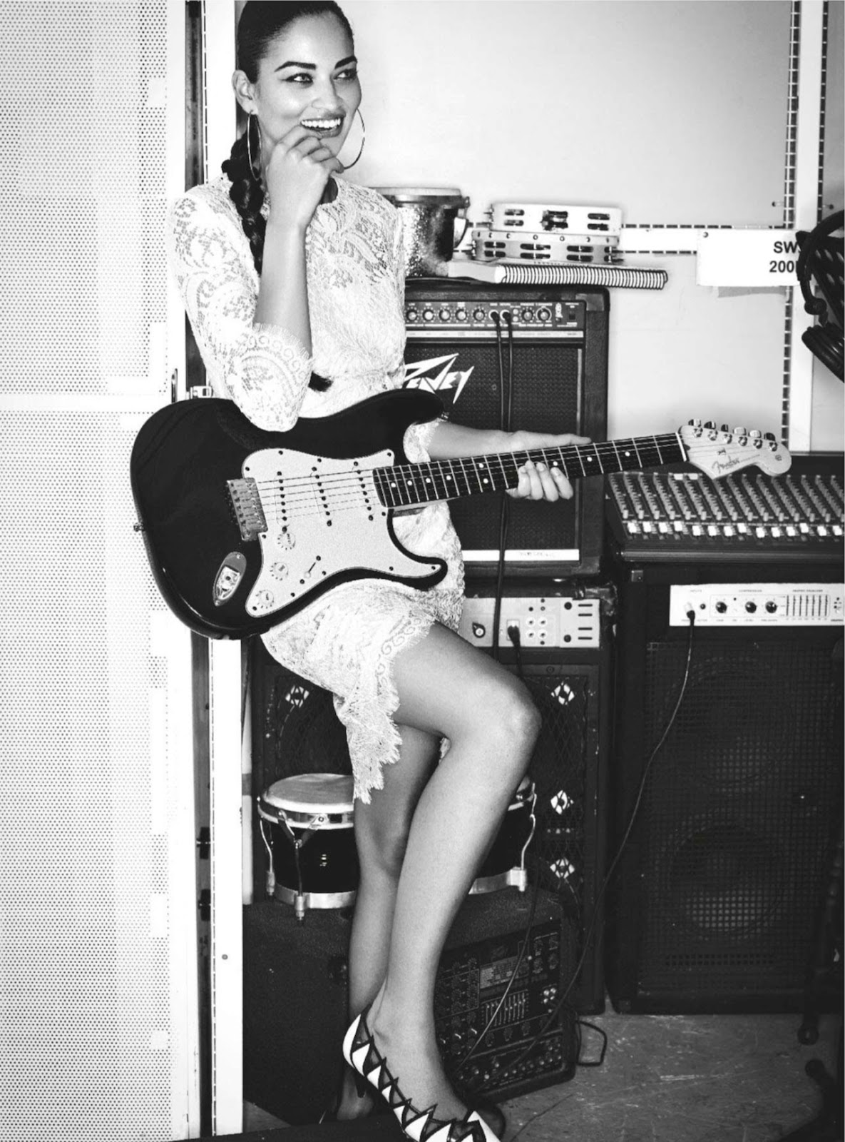 smooth operator: shanina shaik by david gubert for marie claire