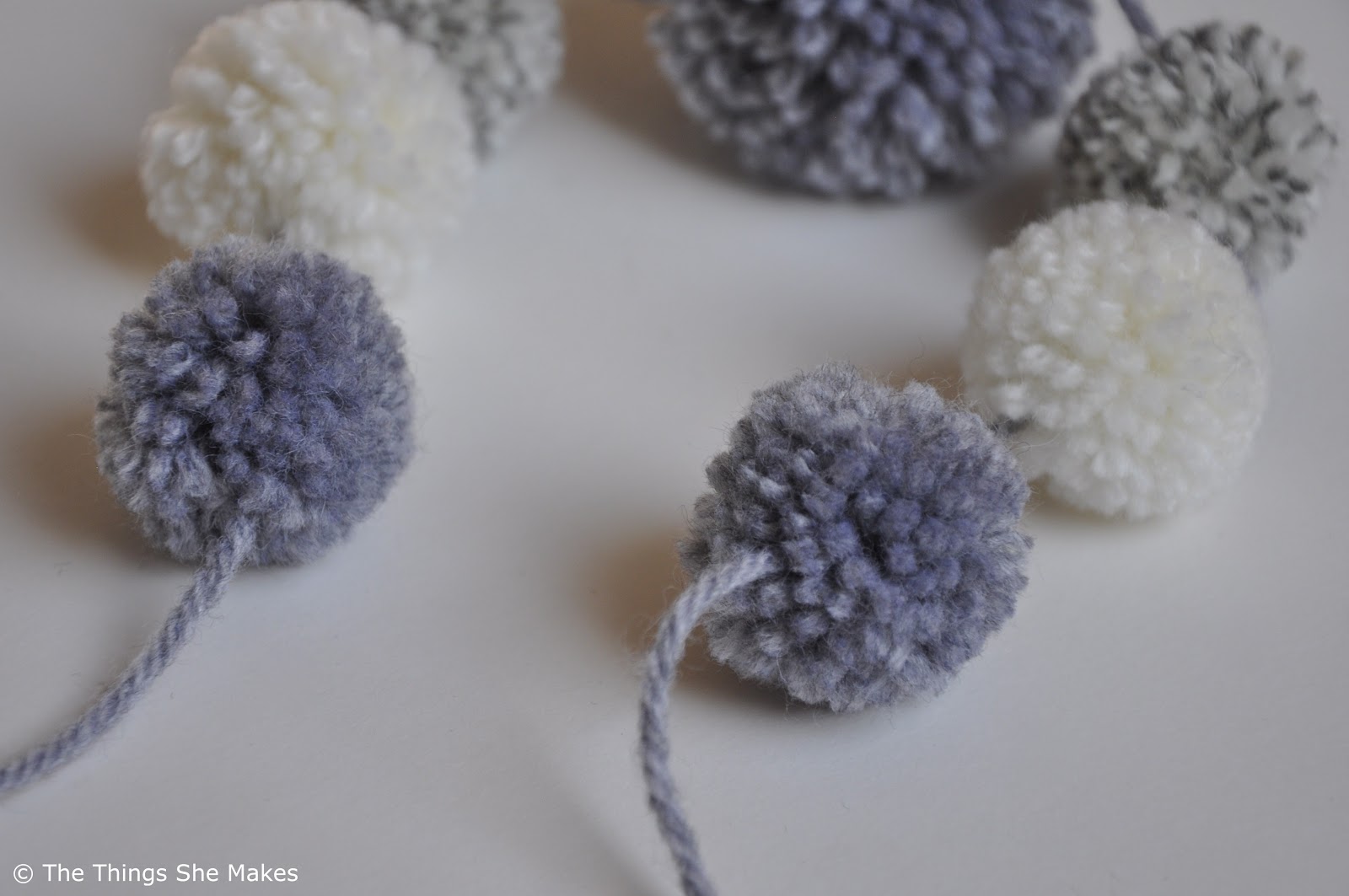How to Make a Pom Pom Garland The Things She Makes