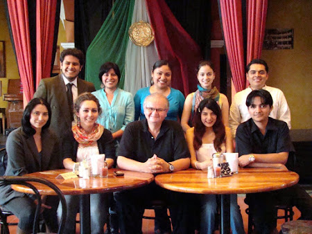 Con alumnos del seminario de Psicoanálisis de Xalapa