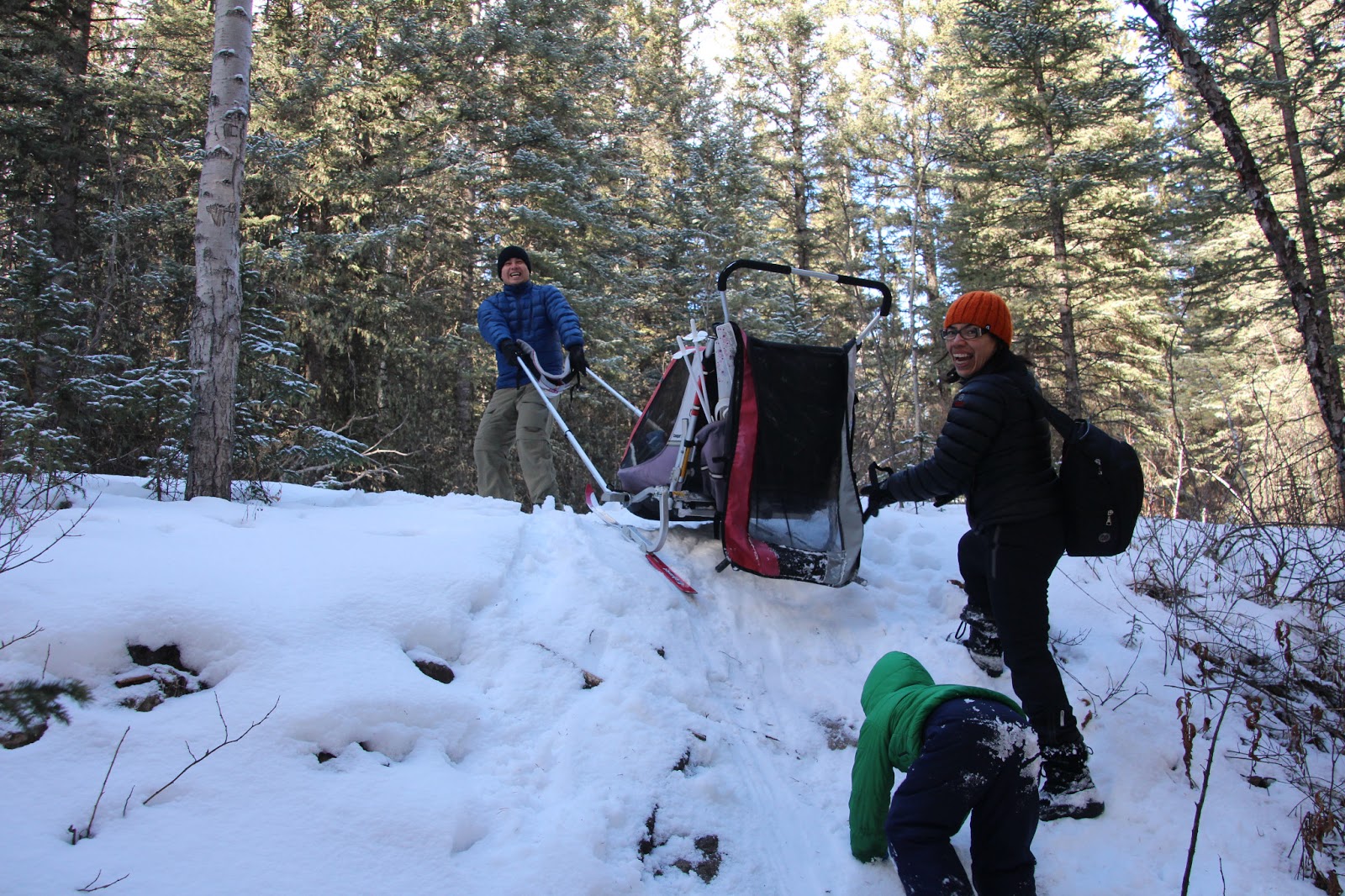 Family Adventures in the Canadian Rockies Winter Hiking in the Elbow