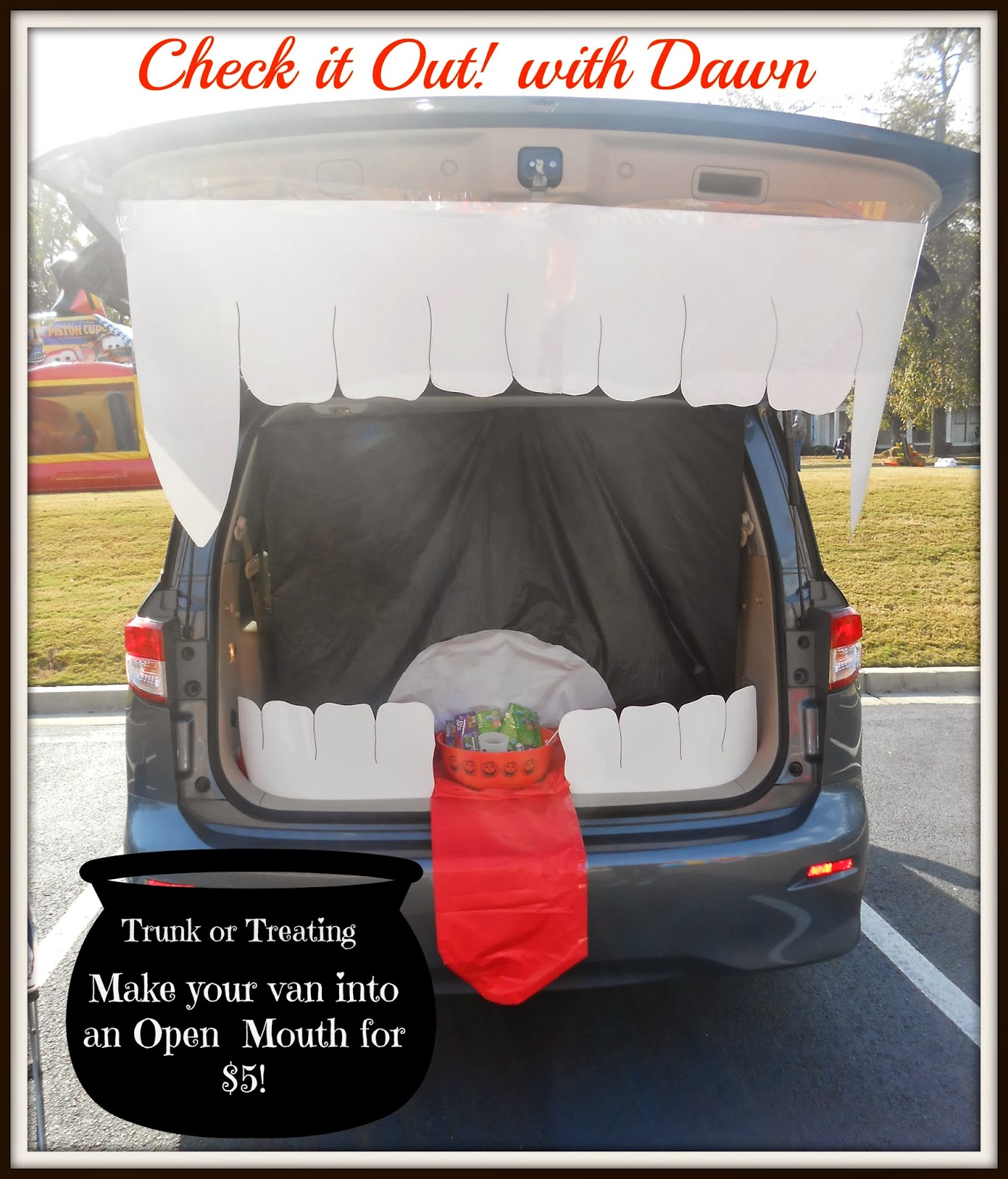 Check it Out! with Dawn Trunk or Treating! How to turn your Van into