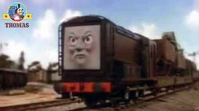 Pop Goes the railway engine Diesel the train Thomas and his friends James and Gordon the express