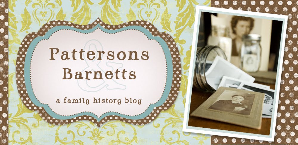 Patterson and Barnett Family History and Genealogy
