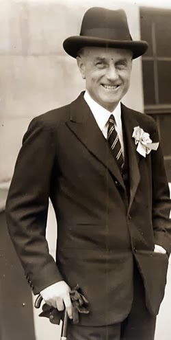 Premín de Iruña Ignacio Baleztena y Sir Samuel Hoare en los