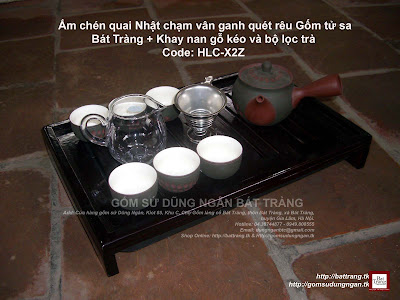 Bộ ấm trà tử sa Bát Tràng Bộ ấm trà tử sa Bát Tràng