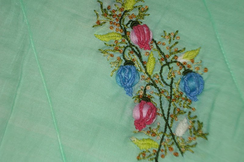 Brazilian Embroidery by Athiya Fassey Brazilian Embroidery Cot sheet set