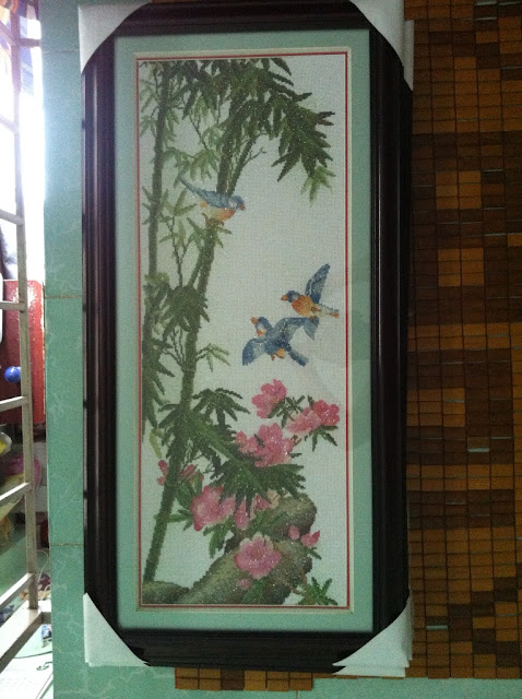 Trang trí phòng khách, Tranh Thêu Chữ Thập đẹp, giá cực rẽ cho tất cả ace - 4