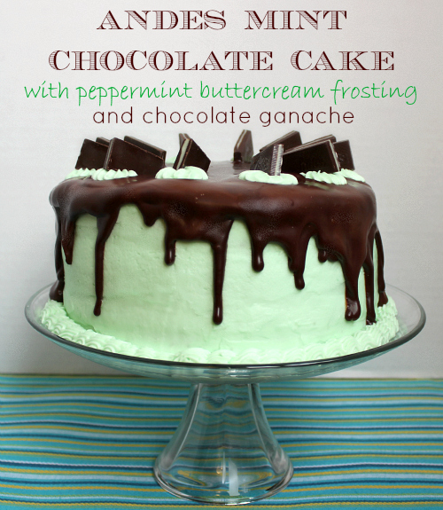 love, laurie andes mint chocolate cake with peppermint buttercream