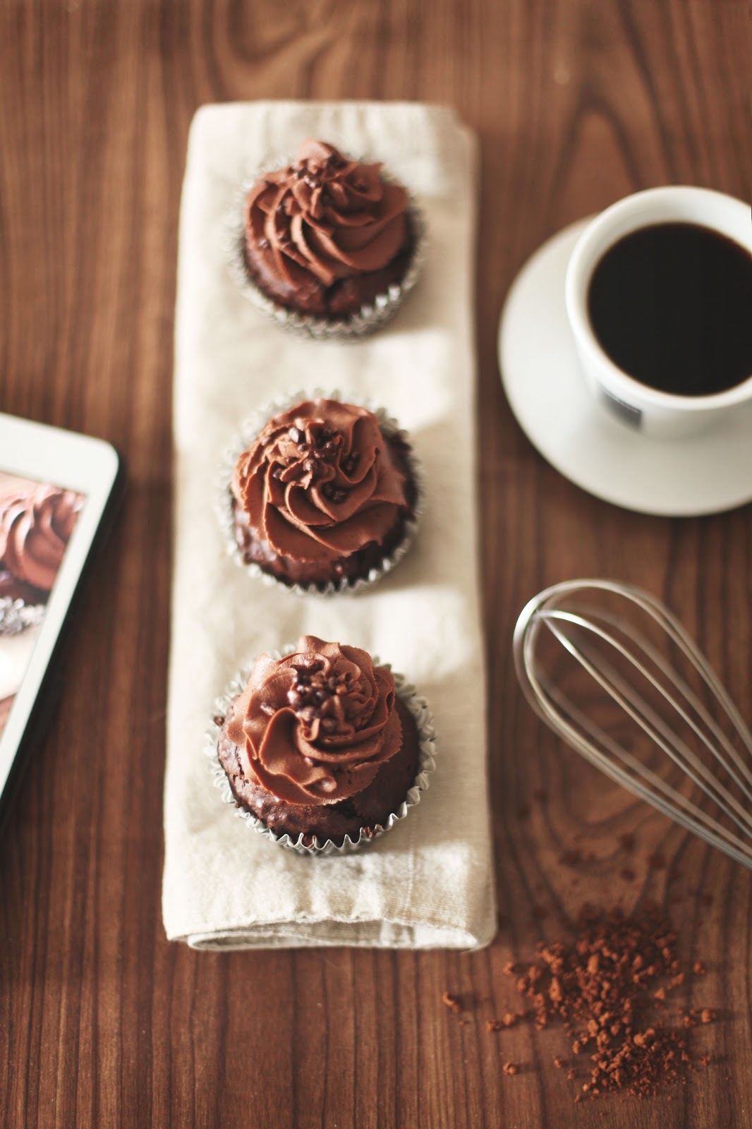 Espresso chocolate cupcakes