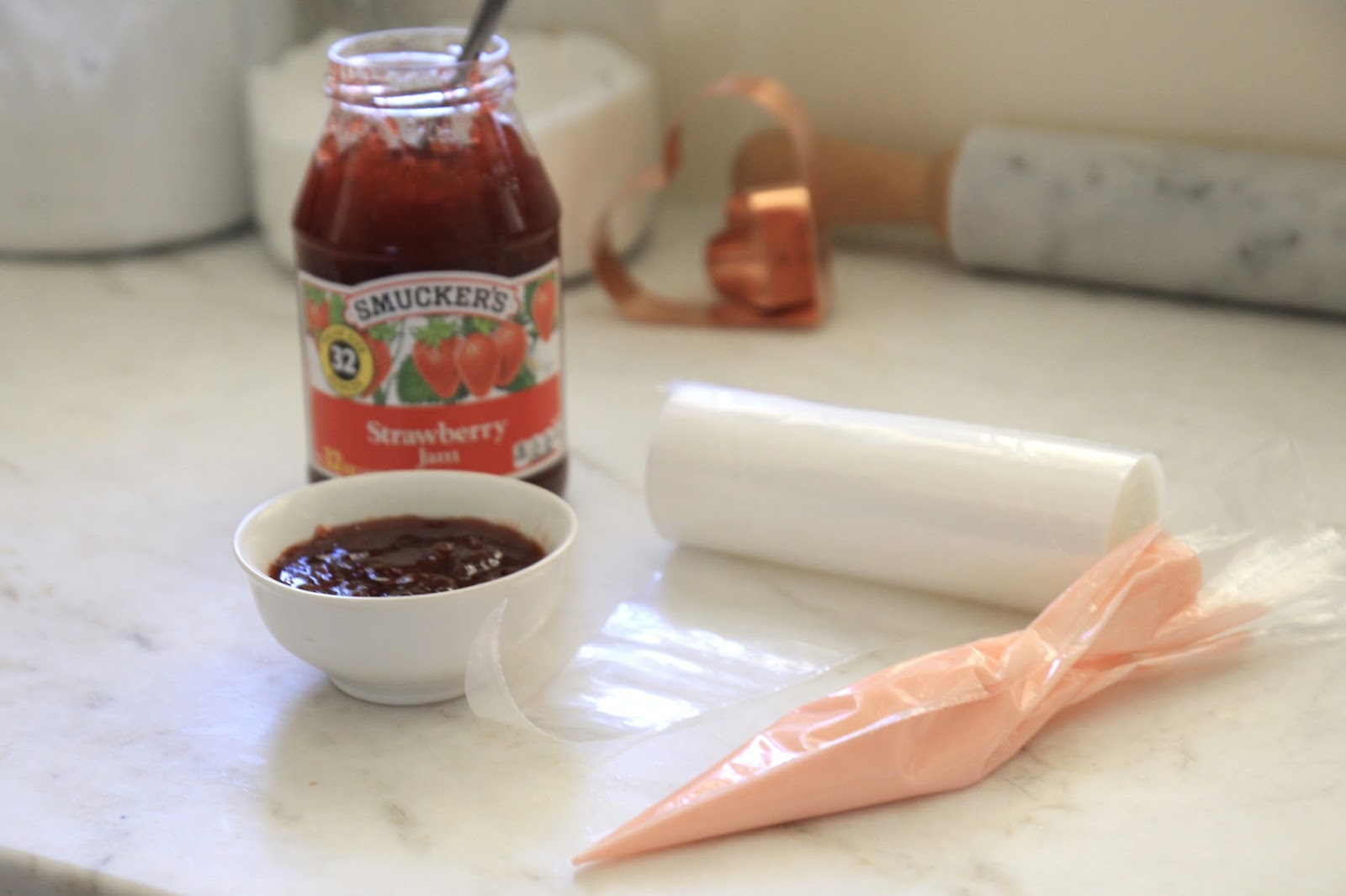 Jenny Steffens Hobick Shortbread Heart Sandwich Cookies filled with