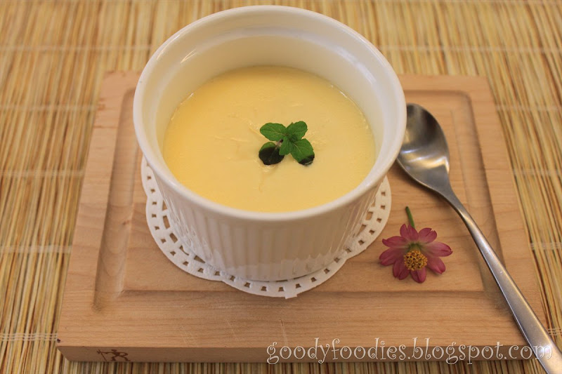 GoodyFoodies I cooked Steamed sweet egg custard (Dessert)