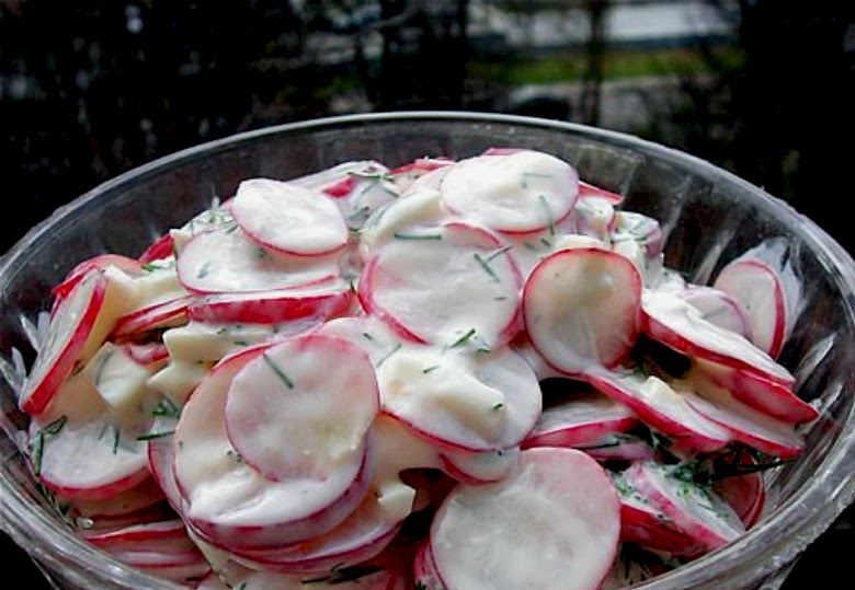European Cutie ♥ spring russian radish salad "vesseny" ♥