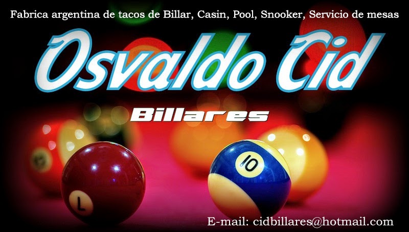 Osvaldo Cid billares