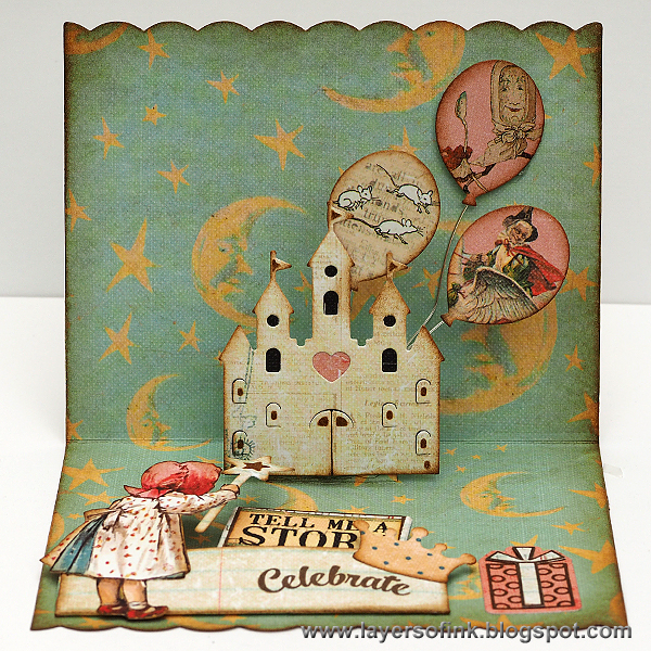 Layers of ink - Fairy Tale Pop-Up Card by Anna-Karin