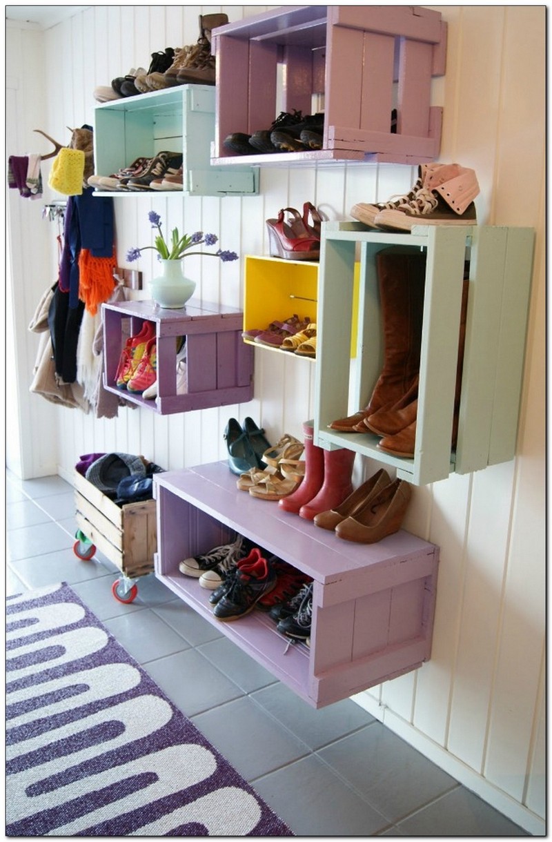 Decoracion-de-entradas-de-casas-para-colocar-zapatos