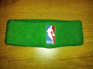 Paul Pierce Game Worn Used Headband NBA Boston Celtics NBA Europe Live Tour 2007 Rome Back