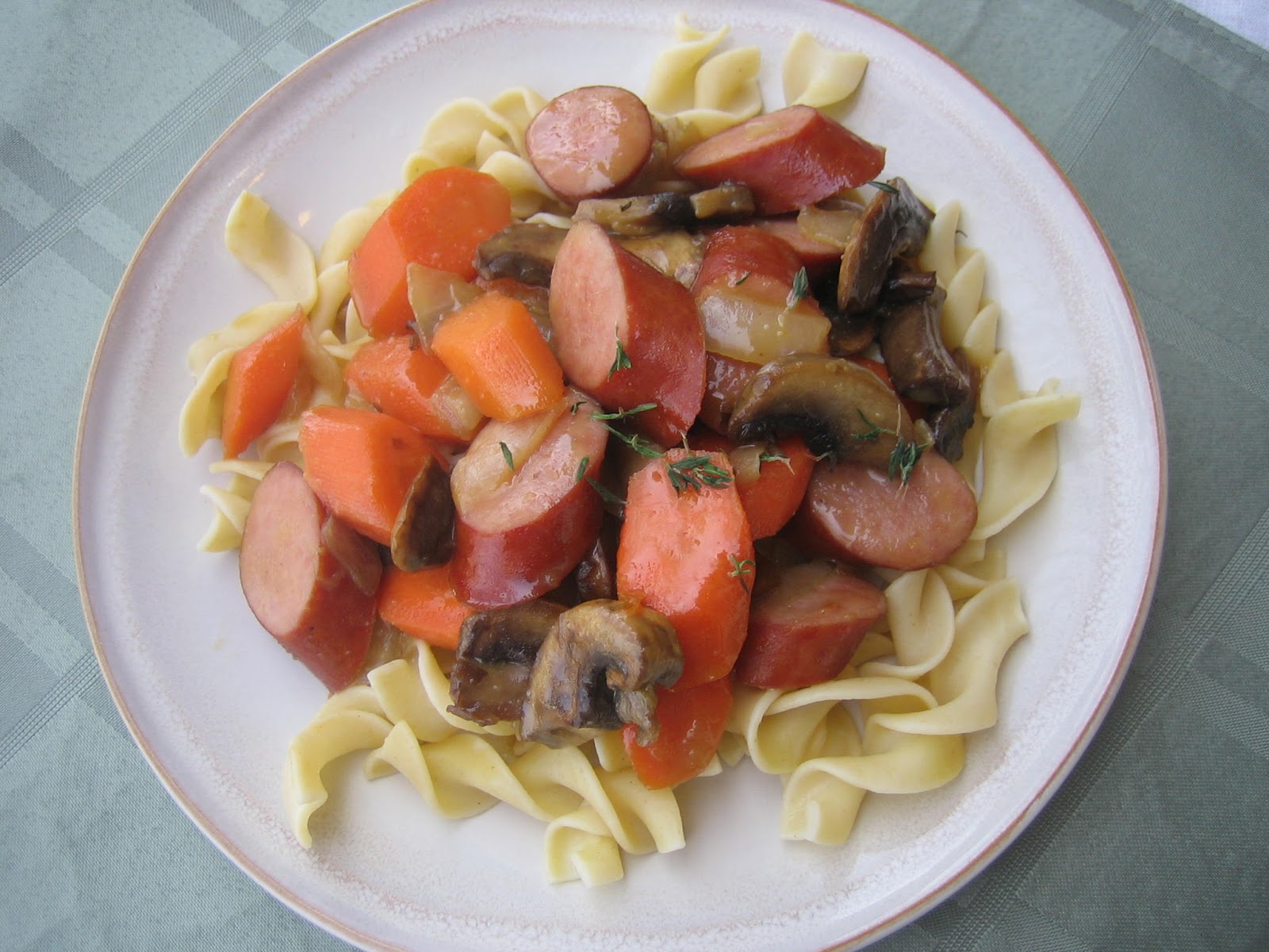 Improv Honey Mustard Smoked Sausage and Veggies Edesia's Notebook