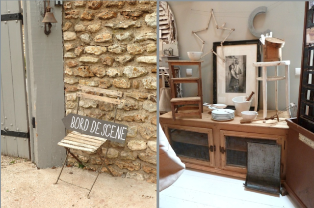 brocante bord de scène blog Thé et graminées via Nat et nature