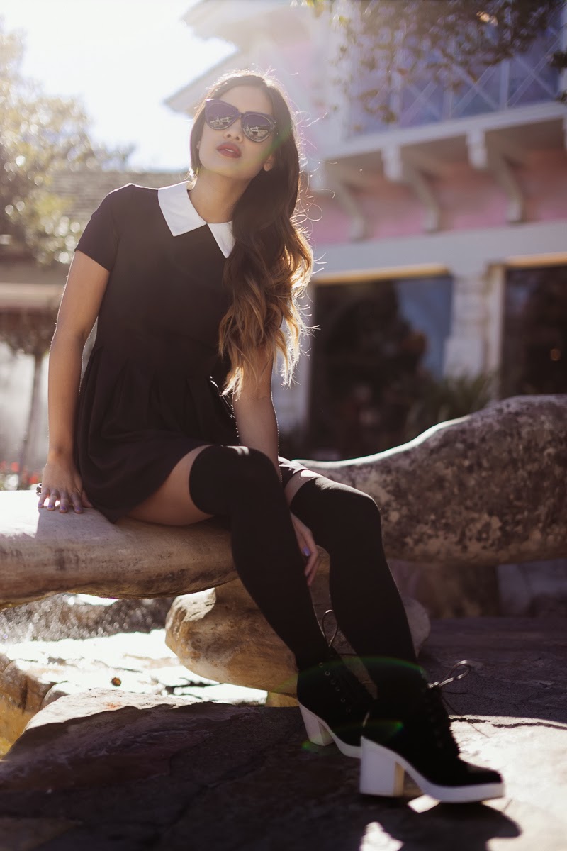 Little Black Boots madonna inn