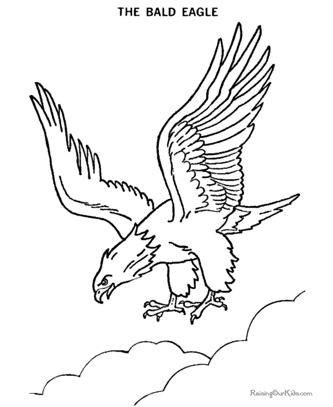Bald Eagle Coloring Pages For Kids Bald Eagle Coloring Pages For Kids