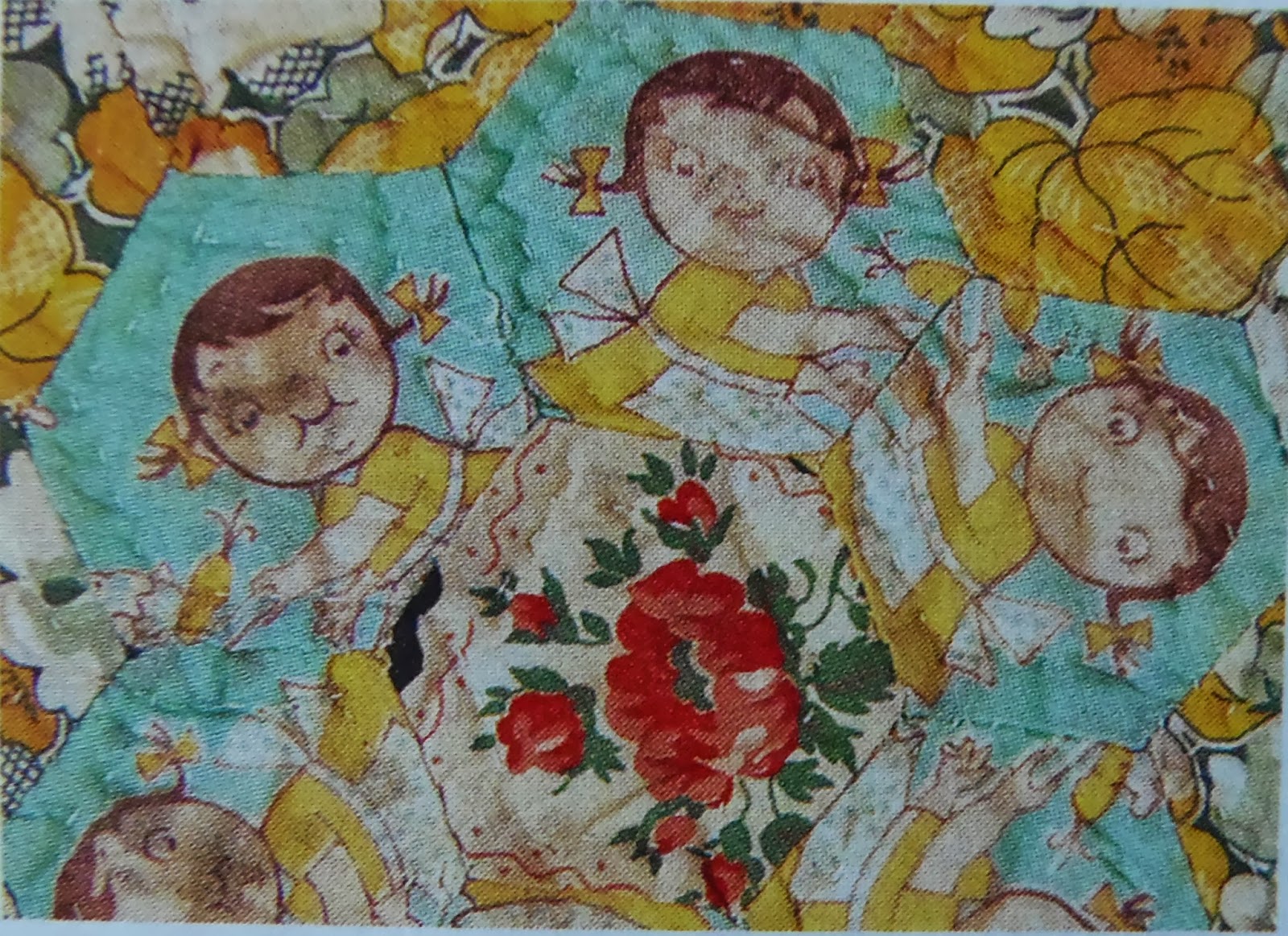 Faeries and Fibres Sewing the diamonds together