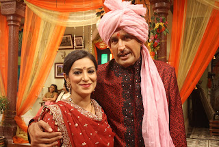 Ritu Vij and Kiran Kumar on the sets of Endemol's Chajje Chajje Ka Pyaar on Sony Entertainement Television Ritu Vij and Kiran Kumar on the sets of Endemol's Chajje Chajje Ka Pyaar on Sony Entertainement Television
