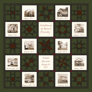 Middleville & District Museum, School Reunion fundraiser quilt School Reunion quilt