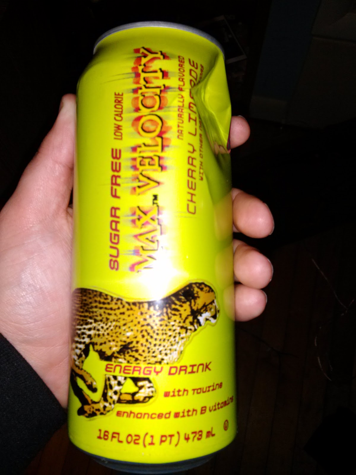 Energy Drink Heaven Max Velocity Cherry Limeade Sugar Free