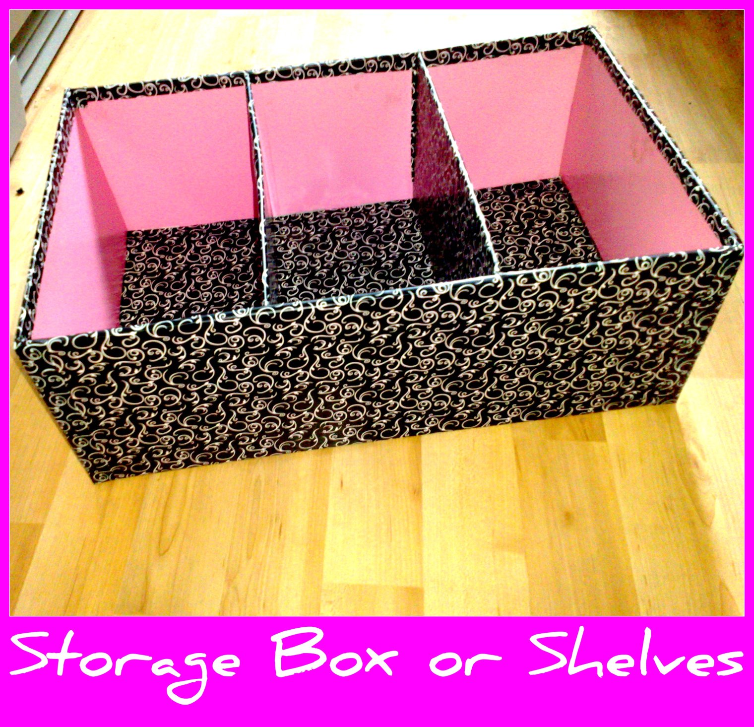 Karima's Crafts Diaper Box Storage