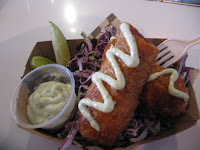 Po Dog Seattle Fancy hot dog wasabi