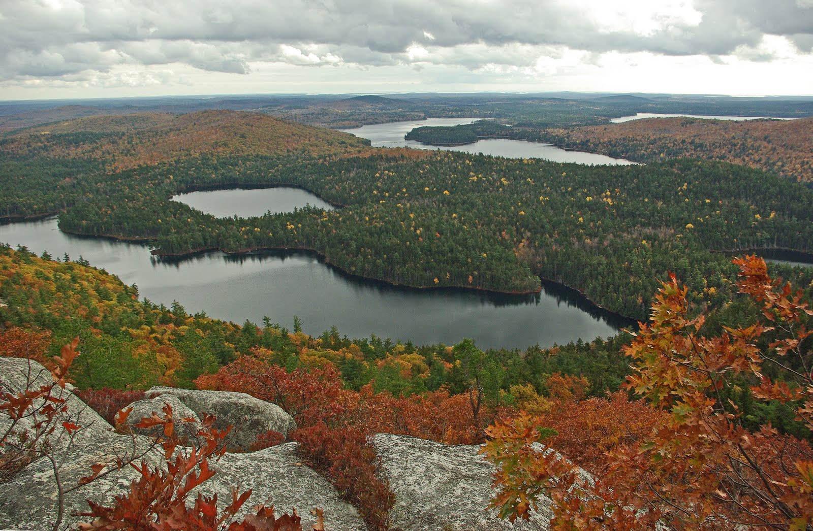 Hiking in Maine with Kelley 10/24/11 Tunk Mountain